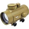 JS-TACTICAL RED DOT 1X46 METAL-PUNTO VERDE/ROSSO A 5 INTENSITÁ TAN