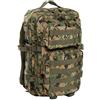 MIL-TEC ZAINO TATTICO LARGE 36 LITRI DIGITAL WOODLAND CON 7 TASCHE