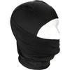 MFH PASSAMONTAGNA COTONE ELASTICIZZATO NERO CON FORO UNICO