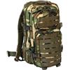 MIL-TEC ZAINO TATTICO SMALL 20 LITRI WOODLAND CON 7 TASCHE