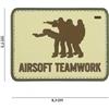 V-STORM PATCH 3D IN PVC CON VELCRO AIRSOFT TEAMWORK COYOTE