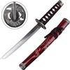 Il Semaforo TANTO ORNAMENTALE DRAGO ROSSO CON FODERO INCISO (MINI KATANA)