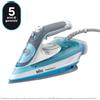 BRAUN SI5006BL FERRO A VAPORE 2600W BIANCO/BLU 300ML ANTICALCARE
