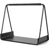 Ferm Living - cesto per la legna Port - Nero - Acciaio - Designer Trine Andersen