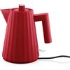 Alessi - Bollitore elettrico Plissé - Rosso - Resina termoplastica - Designer Michele de Lucchi