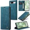 Sojlecyu Cover per Google Pixel 8a Custodia, a Libro Portafoglio in Premium Pelle PU Porta Carte Flip Case Supporto Protezione Case Cover per Google Pixel 8a, Blu verde