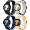 DMVEIMAL Cinturino Nylon per Samsung Galaxy Watch 7/6/5/4/FE 40mm 44mm/Watch 3 41mm/per Amazfit Gts 2 Mini/2/Gtr 4/Bip U Pro/Bip 3 Pro,20mm Cinturini 4PCS Sport per Smartwatch 6 Classic 47mm 43mm/5 Pro 45mm