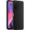 HULLIN Custodia per Telefono in Silicone Colorato, Adatta per POCO F3 / POCO F3 5G / Xiaomi MI 11i (6.67) - Nero