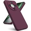 Oududianzi - Cover per Honor Magic 8 Lite 5G, Custodia Silicone Liquido, Interno in Microfibra Morbida, Protezione Antiurto Resistente - Bordeaux