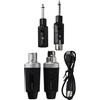 Wireless Microphone Converter Adattatore da XLR a Wireless Professionale 2 4GHz Trasmettitore e Ricevitore per