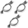 20 Pcs Cavetto Per Cordino Acciaio Inossidabile Cavo Sicurezza Anti-lost