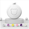 Lonnalee Lima elettrica per unghie, tagliaunghie per bambini, set per manicure, set elettrico per neonati e bambini, tagliaunghie 6 in 1 (Bianco)