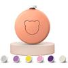 Lonnalee Lima elettrica per unghie, tagliaunghie per bambini, set per manicure, set elettrico per neonati e bambini, tagliaunghie 6 in 1 (Arancione)