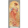 Artopweb TW17019 MUCHA Etè 1900 Decorative Panel, Wood MDF, Multicolour, 19x43 Cm