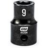 Gearwrench 84310 N 3/20,3 cm Drive 6 Point standard Impact Metric socket 9 mm, nero