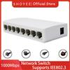 SHOYEE Switch Ethernet Gigabit a 8 porte Switch di rete desktop 10/100/1000Mbps, Plug & Play, MDI/MDIX automatico, hub LAN RJ45 per ufficio domestico