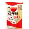 50 Kit Accessori Per Caffè - Bicchieri Colorati, Palette Compostabili, Zucchero I ❤️ Coffee