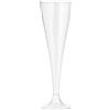 6 Flûte Champagne Trasparente Monouso - Calice Elegante 120 Ml | Ideale Per Eventi E Ricevimenti