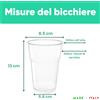 Aristea 50 Bicchieri Plastica Semirigida Kristal Da 500 Ml - Aristea - Eleganza E Resistenza