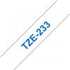 Brother NASTRO BROTHER TZE-233 12MMx8MT BLU/BIANCO