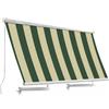 SANGIORGIO srl Tenda Da Sole Per Balcone Con Cassonetto 300x250 Verde A Righe Sangiorgio