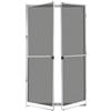 SANGIORGIO srl Zanzariera Per Porta A Battente 2 Ante 150x240 Telaio Alluminio Bianco Sangiorgio