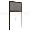 SANGIORGIO srl Zanzariera Per Finestra A Rullo Verticale Riducibile Con Frizione 60x150 Marrone Sangiorgio