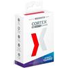 Cartemagic Ultimate Guard Cortex Bustine protettive misura standard Rosso opaco 100pz