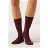 Calzedonia Calze Lunghezza 3/4 A Coste Bordeaux