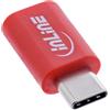 Inline Blocco dati USB da spina USB-C a USB-C femmina adattatore, ricarica senza trasferimento dati, protezione sicura contro il trasferimento dei dati, fino a 240 W PD, 31650