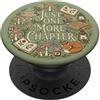 Cute Bookworm Book Reading For Women & G Sage Green Just One More Chapter Bookish Cottagecore Book PopSockets PopGrip Adesivo