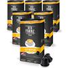 Der-Franz Capsule di caffè compatibili Nespresso, 6 x 10 Capsule, Crema