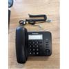 Panasonic KX-TS 520 Telefono Fisso Nero 3 Tasti Memoria | Garanzia 24 mesi