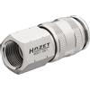 HAZET Raccordo rapido per aria compressa 9001-061, filettatura interna da 3/8 di pollice, Compatibile con vari nippli di sistema, Robusto e durevole, Per nippli di collegamento allaria