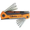 Beta 97TX/BG8 - Serie di 7 chiavi maschio per viti con impronta Torx