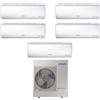 Samsung Climatizzatore Condizionatore Samsung Penta Split Inverter serie MALDIVES QUANTUM 12+12+12+12+12 con AJ100RCJ R-32 12000+12000+12000+12000+12000 - Novità 2019