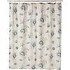 Madison Park Bayside Tenda Doccia, Blu, 182,9 x 182,9 cm