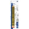 STAEDTLER matite con gommino Noris, confezione da 3 matite di gradazione HB, alta qualità e resistenza, 122-2BK3DA