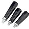 ANSIEDIO Maniglie Rotanti M8 Manopola Girevole in Bachelite Viti della Maniglia in Plastica Nero (3 PZ)