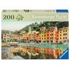 Ravensburger Puzzle 12001734 - Beautiful Portofino - Puzzle fotografico da 200 pezzi per persone anziane e anziani, con pezzi del puzzle più grandi