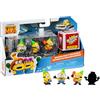 Giochi Preziosi Minions - 3 Personaggi Da 5 Cm Minions Visibili ed 1 Segreto Un Unico Pack,Tema Party Bus Dal Film Cattivissimo Me 4, Per Bambini A Partire Dai 3 Anni