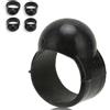 HERCHR 4 Set di Manicotti per Dita Bussate per Bacchette, tamburo a percussione Manicotto per dita, Punta delle Dita Protezione per Bussare, Accessori per Percussioni