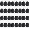 Boao 32 Pezzi Boccaglio Cuscino 0.8 mm Bocchino Cerotti per Sassofono Contralto e Tenore e Clarinetto, Nero