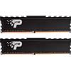 Patriot Ram DIMM DDR4 16GB Patriot K2 2x8G 3200MHz Nero [PSP416G3200KH1]