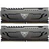 Patriot Ram DIMM DDR4 32GB Patriot Viper Steel Series V4S 2x16GB 3600 MHz CL18 1,35V Grigio [PVS432G360C8K]