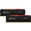 Kingston Ram DIMM DDR4 64GB Kingston 3600Mhz Cl 18 K2 [KF436C18BBK2/64]