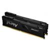 Kingston Ram DIMM DDR4 64GB Kingston fury 3200mhz CL16 Nero [KF432C16BBK2/64]