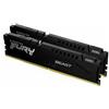 Kingston Ram DIMM DDR516GB kingston Fury Beast 6000MT S CL36 2pz Nero [KF560C36BBEK2-16]