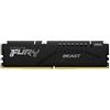 Kingston Ram DIMM DDR5 32GB Kingston Fury Beast 5600MT/S CL36 1pz Nero [KF556C36BBE-32]
