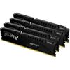 Kingston Ram DIMM DDR5 64GB Kingston Fury Beast 2800Mhz CL40 1.25V Nero [KF556C40BBK4-128]